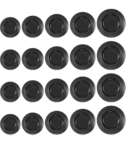 HOOTNEE Rubber Piggy Bank Stoppers – 5 Pack Plugs For Money Saving Box Hole Closure, Easy To Install