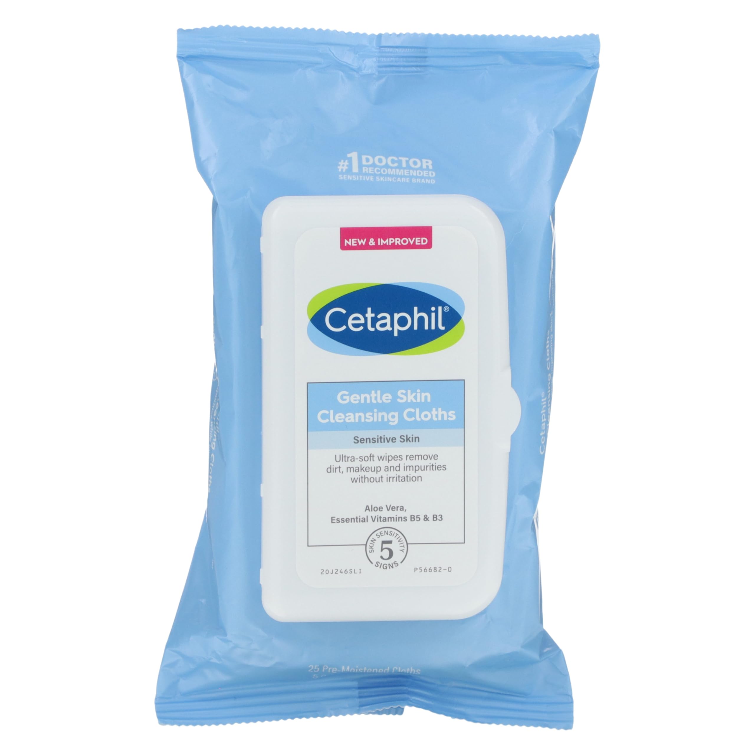 Photo 1 of *2 pack* Cetaphil, Gentle Skin Sensitive Skin Cleansing Cloths, 25 Count