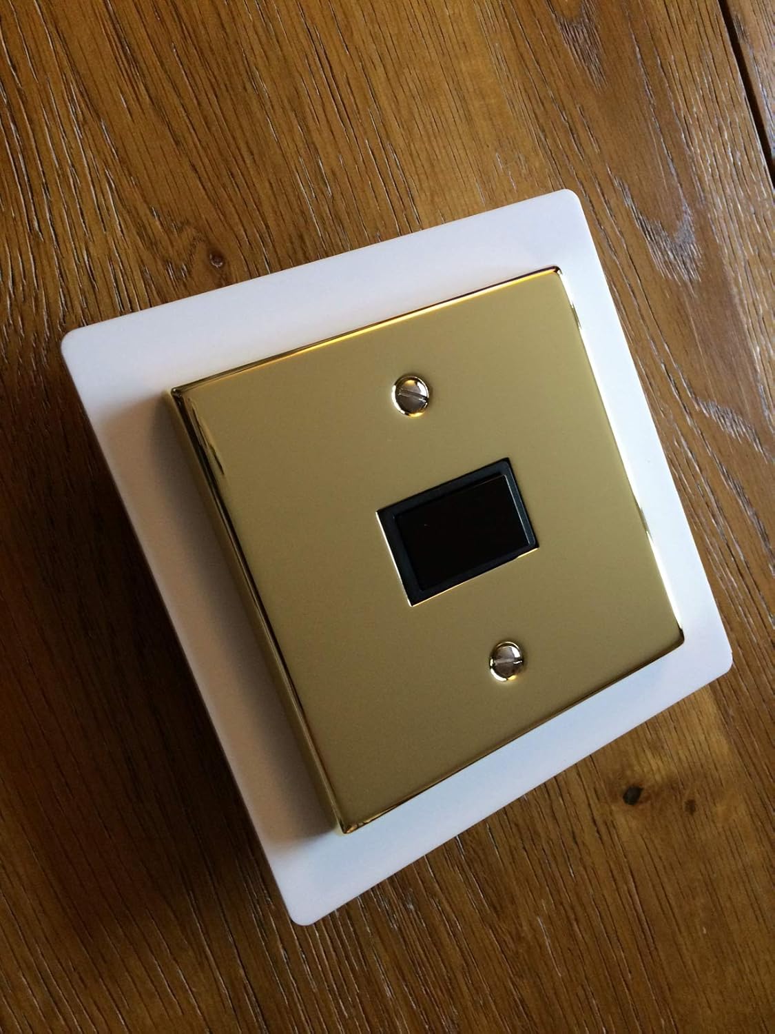 Single Light Switch Plug Socket Surrounds Finger Plates [Matt White