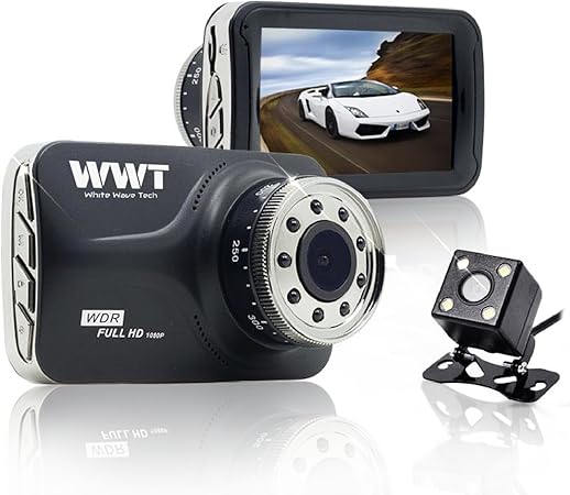Amazon ドライブレコーダー デュアルドライブレコーダー 車載 前後カメラ カーセキュリティ 1080p緊急録画 フルhd 1700万画素 170度広角 小型 ドラレコ レンズ 9led赤外線搭載ips G Sensor 防犯カメラ Wdr搭載 駐車監視 常時録画 3 0インチ液晶モニター 日本語説明書