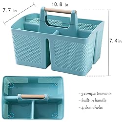 rejomiik Portable Shower Caddy Basket Plastic