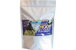 Pennwoods Essential Hoof & Coat - Horse Supplement with Biotin for Optimal Equine Hoof Growth, Healthy Coat & Nutritional Balance, 4lb Bag