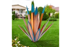 HOMIGHT Metal Tequila Country Sculpture DIY Tequila Plant Home Décor Ornament Indooutdoor Statuette Patio Lawn Patio Stake Decoration Gift to The Garden