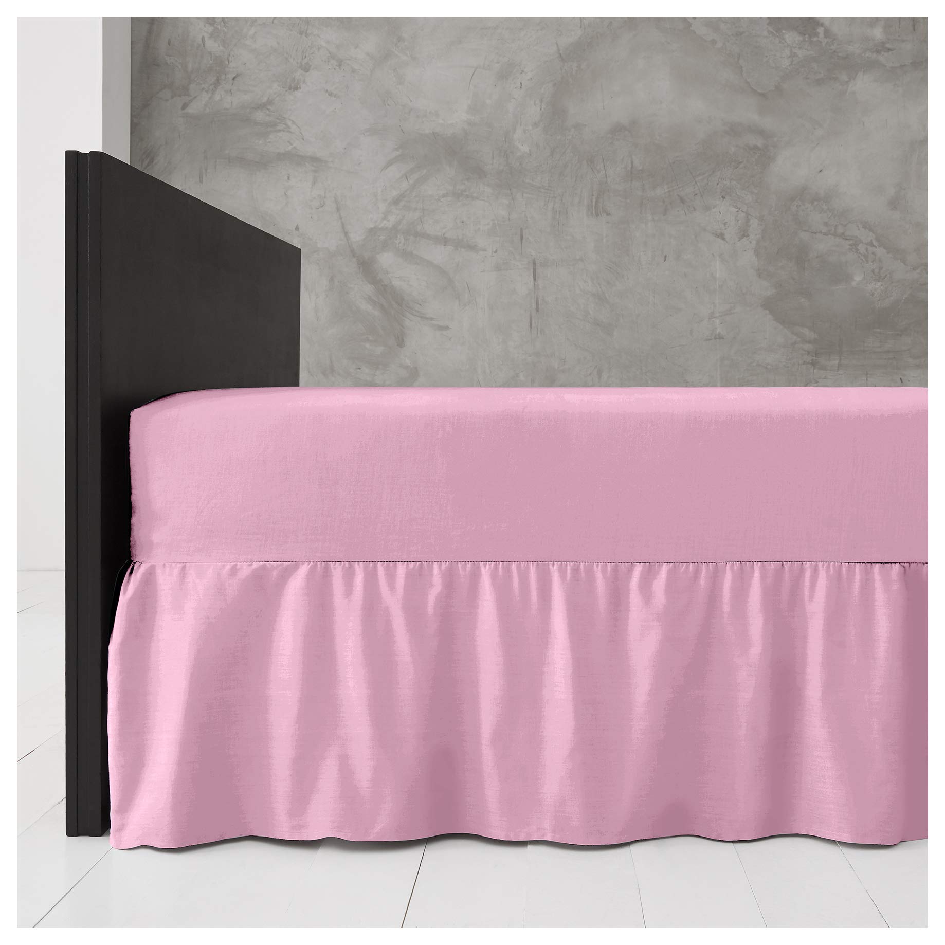 GC GAVENO CAVAILIA Valance Sheet, Polyester-Cotton, Pink, Double
