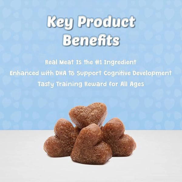 BLUE BUFFALO BITS SOFT DOG TREATS FOR TRAINING, MADE WITH NATURAL INGREDIENTS & ENHANCED WITH DHA, BEEF RECIPE, 4-OZ BAG