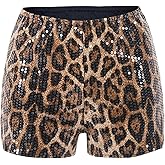 SportsWell Women Cheetah Print Shorts Leopard Y2k Mini Shorts Rave Outfits