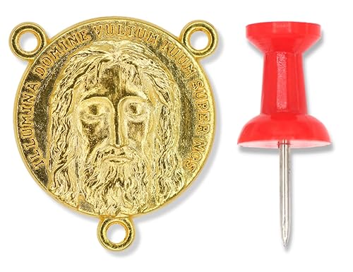 Bulk Pack of Carat Gold Plated Holy Face of Jesus Rosary