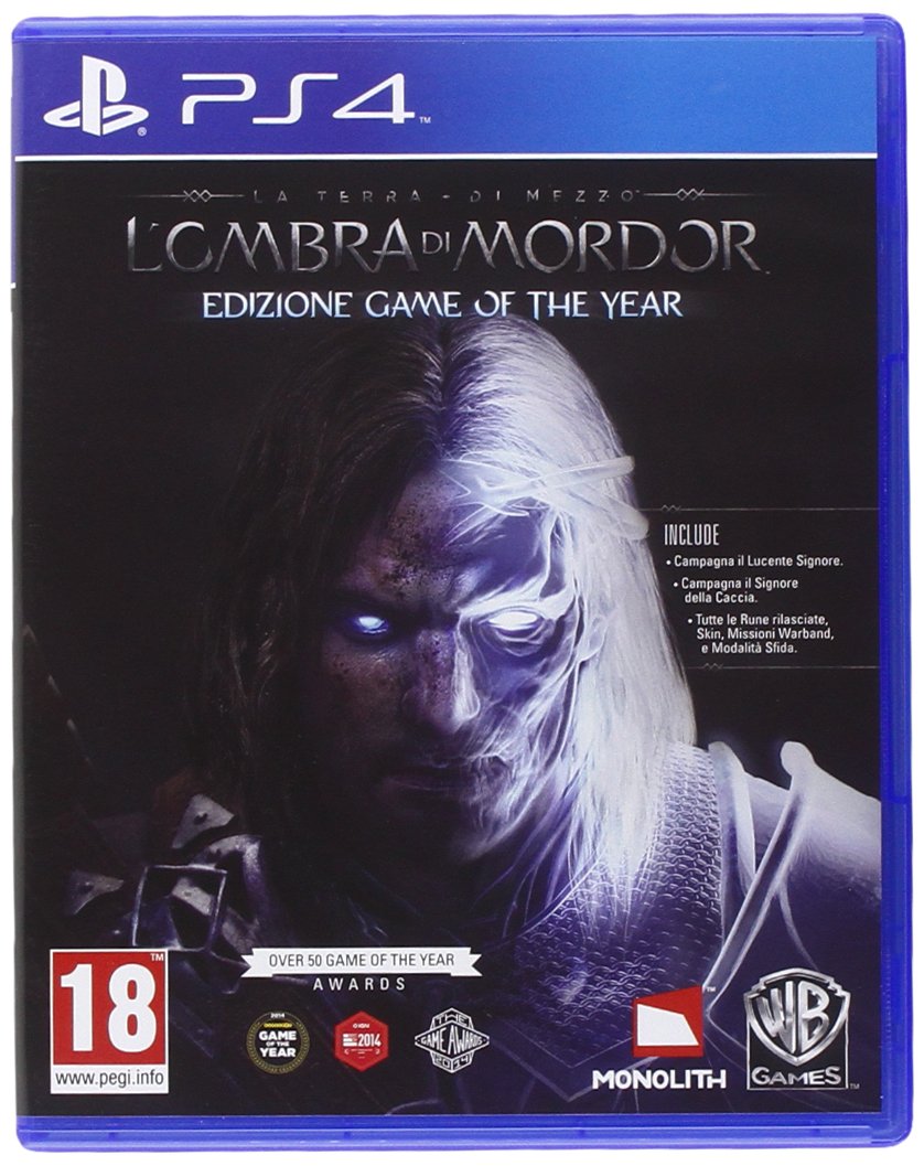 Warner Sw Ps4 567740 L'Ombra Di Mordor-Goty Ed.