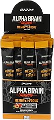 ONNIT Labs Alpha Brain Instant Peach, 0.13 OZ