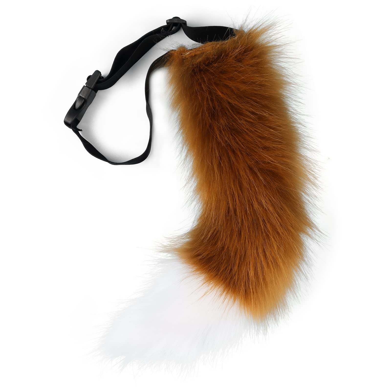 PPFINE Faux Fur Fox Costume Cat Tail Cosplay Halloween Christmas Party Costume One Size