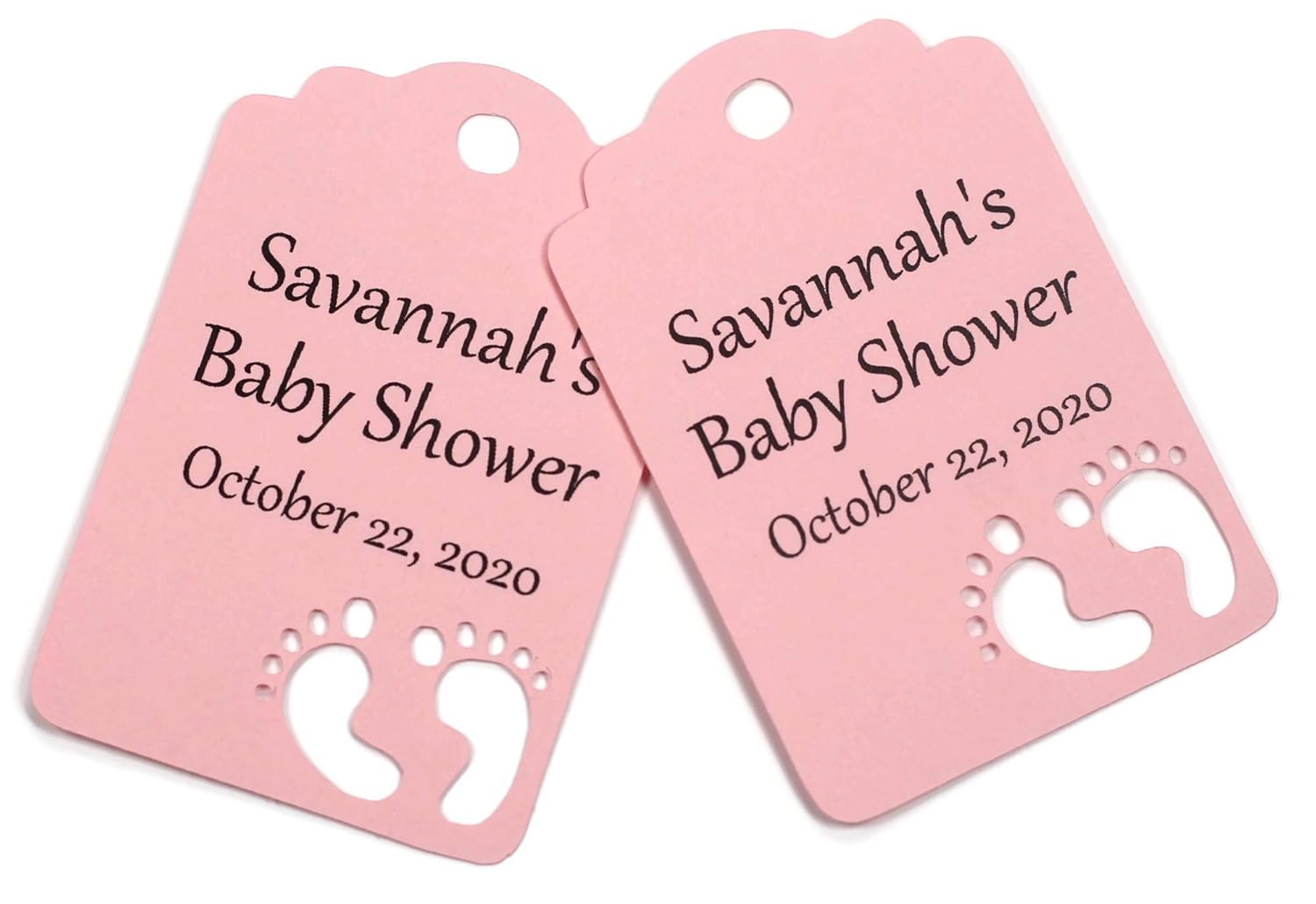 personalized baby shower tags