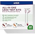 anlab™ Lead Test Kit | Rapid Results in Less Than 30 Seconds | All-in-One, No Vinegar Needed | Check Lead in Painted Surfaces, Wood, Metal & More | Disposable Cotton Swabs - (40 Count)