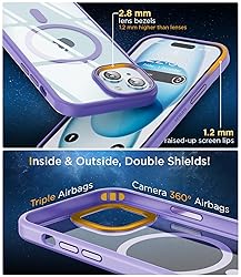 SUCGLES for iPhone 15 Plus Case with