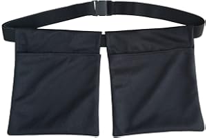 HEAL N HOPE Drain Holder After Tummy Tuck Mastectomy Post Surgical Drain Belt Bag with Center Divider for JP Bulbs Nephrostomy Breast Cancer Surgery Mesh Black