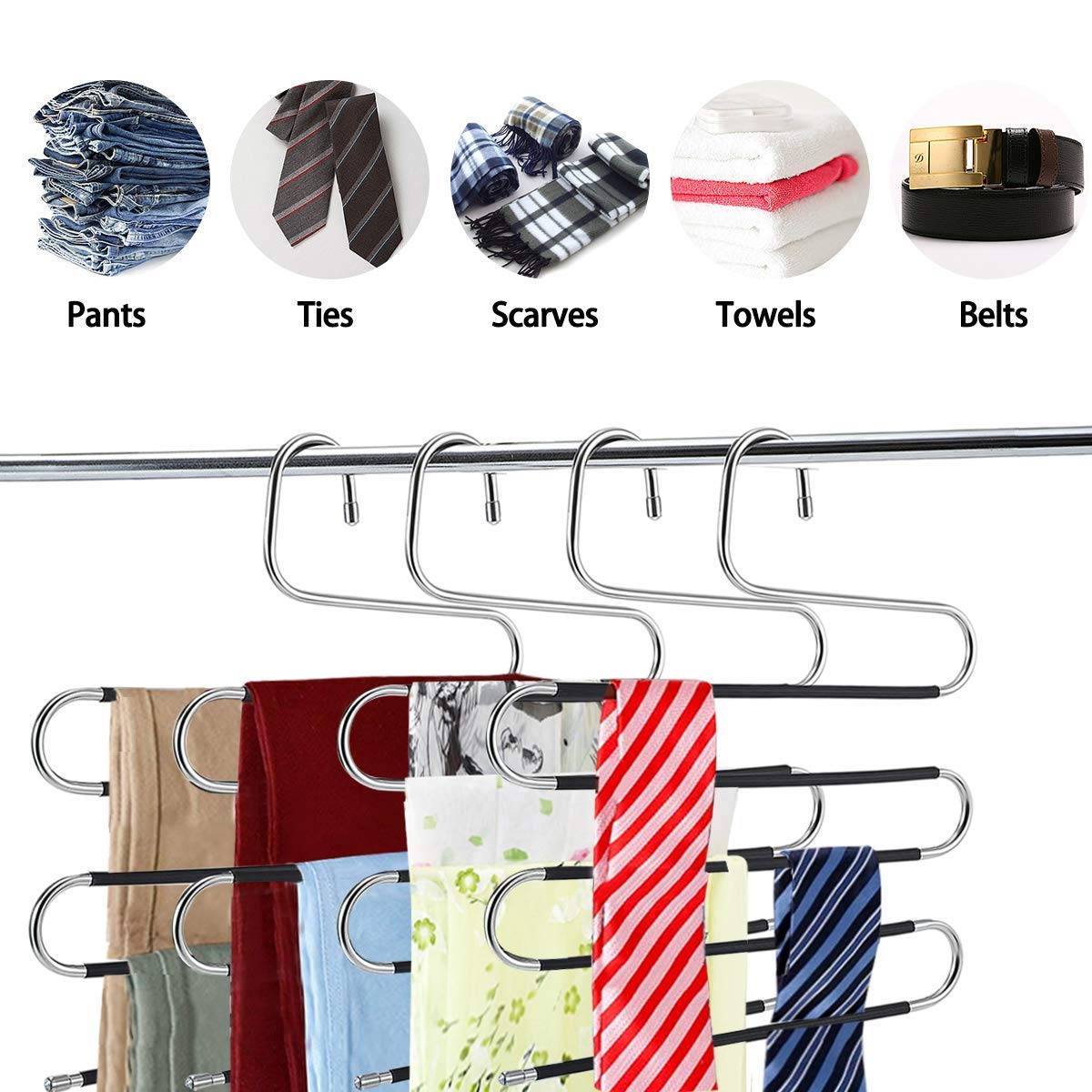 Almacenamiento y organización Cozywind Percha para Pantalones