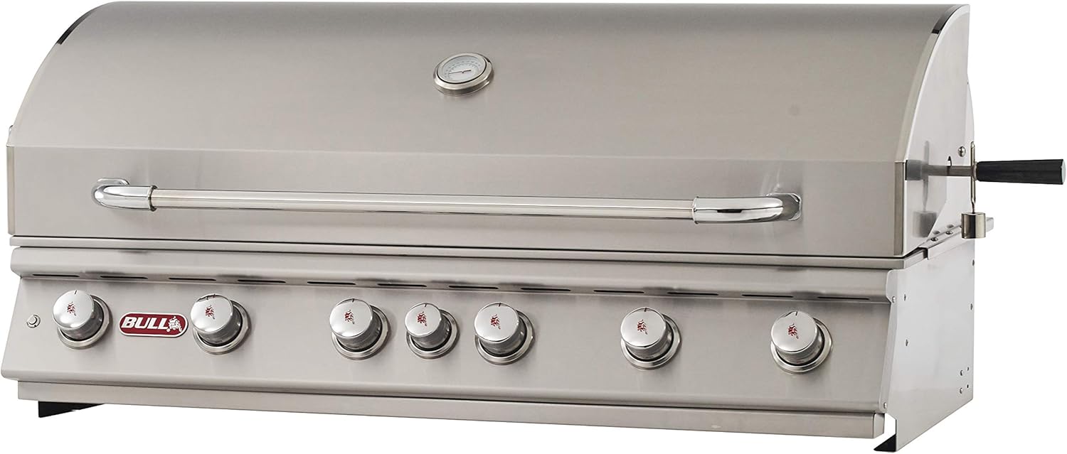 review Bull Outdoor Products 62649 Diablo 6 Burner Grill Head, Natural Gas