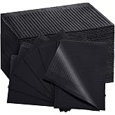 EZEELAI Black Dental Bibs Disposable Dentist Bibs 13" x 18", 50 PCS Patient Bibs Tattoo Paper Npkins 3 Ply Waterproof Dental Bib Sheets Dentist or Medical Tray Cover and Nail Table Cover