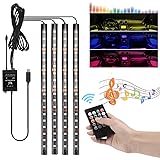 bedee Led Auto Interni Kit,Striscia Led Neon Auto Interni,RGB SMD 72 LED Luci co