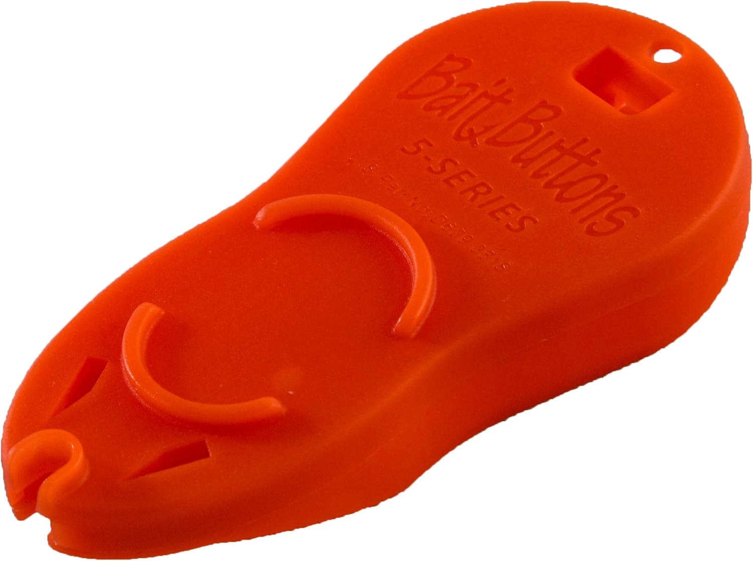 BAIT BUTTONS Big Game Bait Button Dispenser, Marine Orange