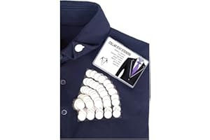 SULEPE Collar Stays for Shirts & Polo’s. Fashion Hack for Plastic Collar Stay 24hr Hold, Polo Shirt Collar Fixed (120 Dots)