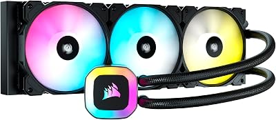 Corsair H150 RGB 360mm Liquid CPU Cooler SP120 RGB ELITE Fans AM4 LGA 1200