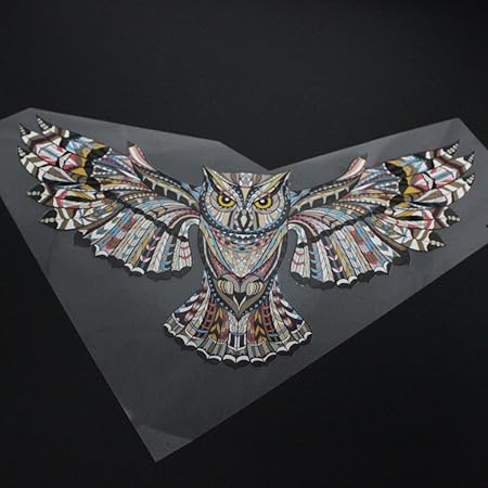 Hergon Owl Patches Kleidung Tier DIY waschbar Heat Transfer Bügel-Aufkleber
