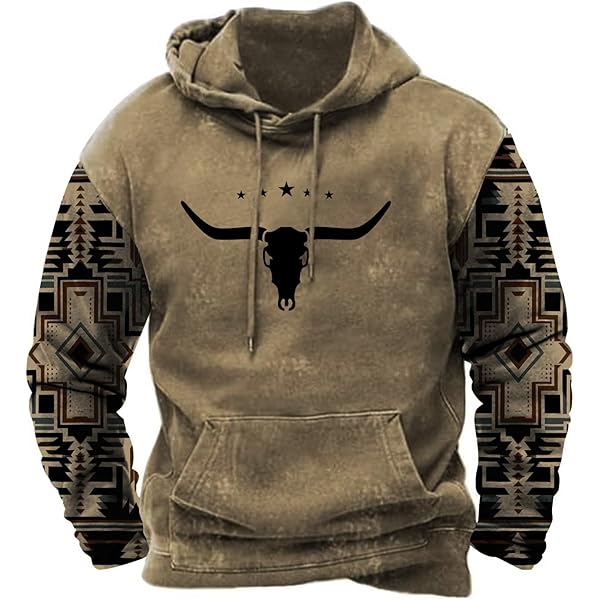 Amazon.com: Zeiyignr Men's Western Aztec Sweatshirts, Ethnic