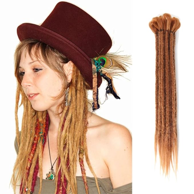 Dreads Synthetic Hair Extensions 20Inch Dreadlock