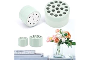 MG RACK YF Spiral Ikebana Stem Holder for Flowers | Spiral Stem Holder for Flowers | Hanataba Flower Arranger Twist - Bouquet Twister | Flower Arrangement Holder with Spiral Stem Holder Design (Green/L+S)