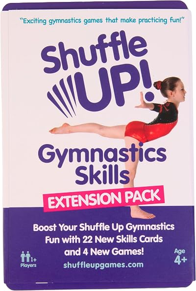 Shuffle Up Gymnastics Games Skills Pack - 22 New Skills Cards & 4 Game Cards