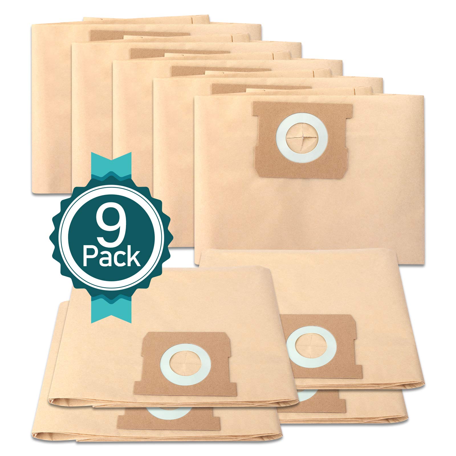 6 pezzi VRC51 filtro per aspirapolvere sacchetto per la polvere compatibile con Vacmaster da 4 a 16 galloni Wet Dry vacums Shop-Vac da 5 a 16 galloni  6