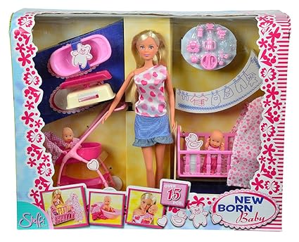 Simba 105730861 Steffi Love New Born Baby Set