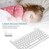 PINKCAT Bluetooth Keyboard Ultra-Slim Wireless UK Layout Built-in Battery view 4