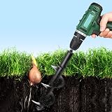 PTPTRATE Earth Auger Drill Bit Planter Digger Garden Planting Tool 8x30cm view 5