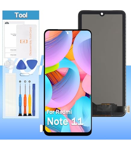 Amazon.com: Replacement for Xiaomi Redmi Note 11 LCD Screen with