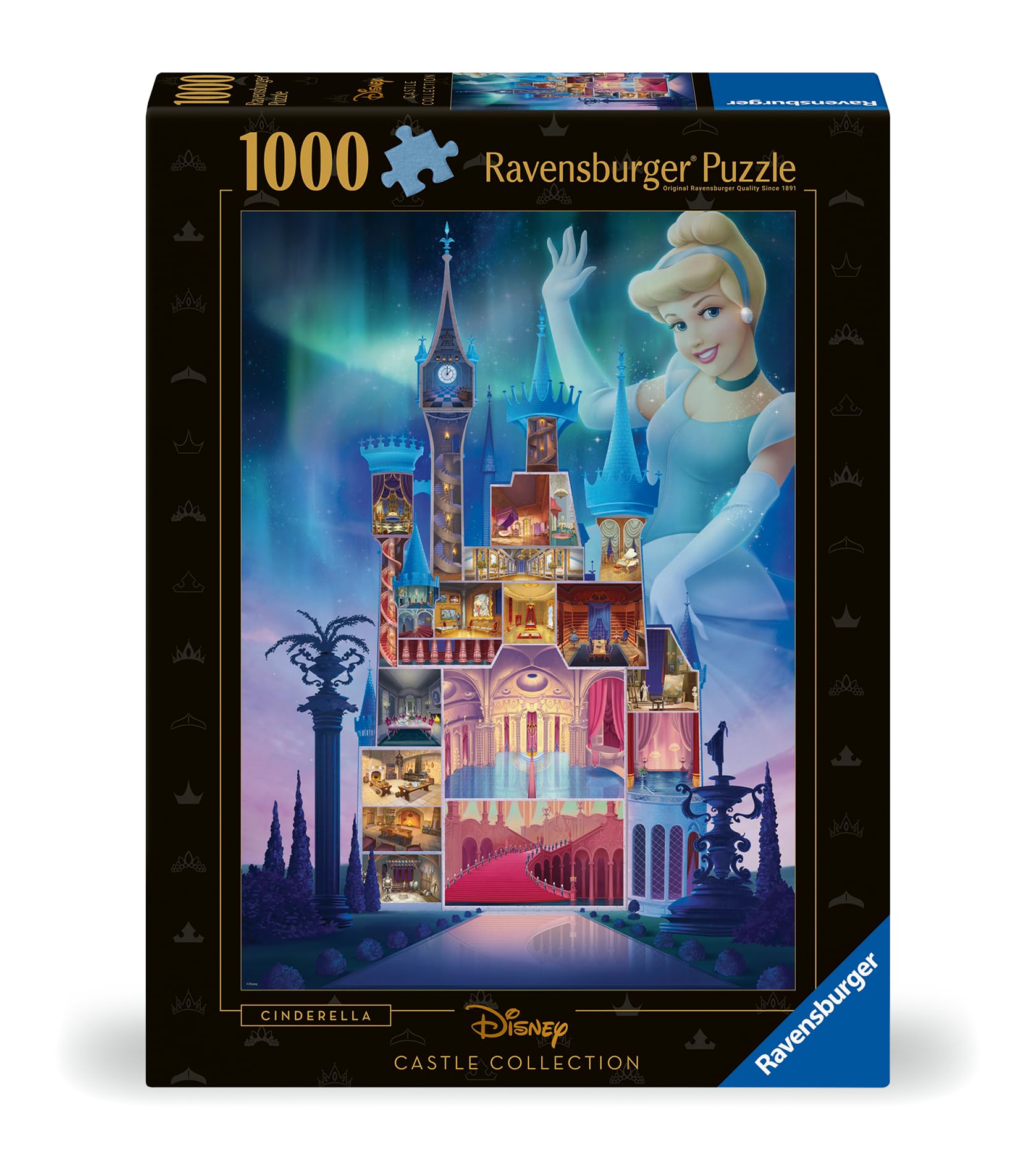 Ravensburger Disney Cinderella's Castle - 1000 Piece Jigsaw Puzzle - Gifts for Adults and Kids Age 12 Years Up — image 1