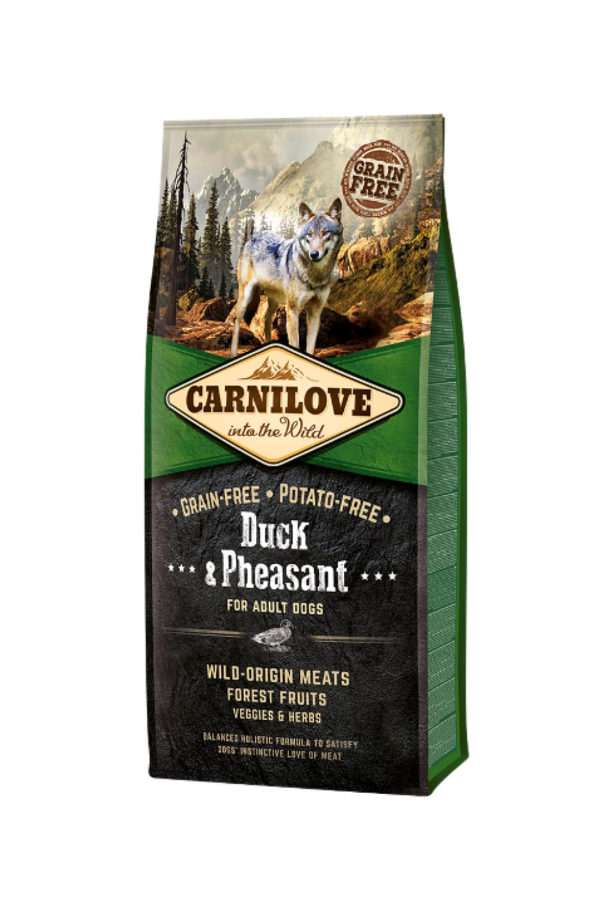 Carnilove Wild Origin Meats for Adult Dogs, Duck and Pheasant