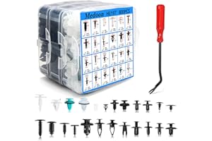 MEDOON Car Retainer Clips Fasteners Cars Body Kits 24 Most Popular Sizes 801 PCS Car Door Panel Trim Clips Kit 1 Pcs Fastener Remover for Ford GM Toyota Honda Chrysler BMW Benz Nissan Subaru Audi Mazda
