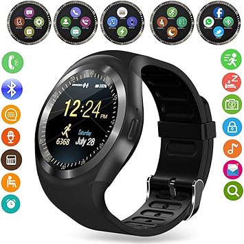 Yobeso Y1 Smart Watch Bluetooth SmartWatch con pantalla táctil ...