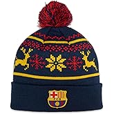 Icon Sports Officially Licensed FC Barcelona Beanie - Unisex Adult