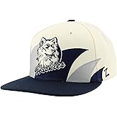 Connecticut Huskies NCAA Officially Licensed Hat Flat Snapback Z11 Retro Sharktooth