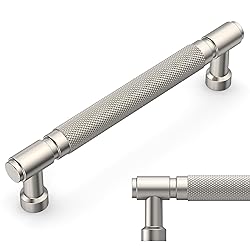 Amerdeco 10 Pack Brushed Satin Nickel knurled