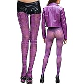 ToBeInStyle Women's Full Footed Plaid Spandex Pantyhose