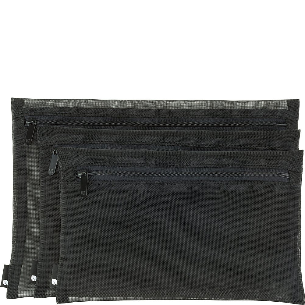 Incase Zip Pouch 3 Pack - Black - Black