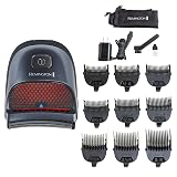 Remington Shortcut Pro Self-Haircut Trimmer Kit, Waterproof Cordless Electric Razor for Head, Beard, and Body, Curved Blades and 9 Trimmer Lengths, Head Shaver, 5-Minute Quick-Charge, 14-Piece Set