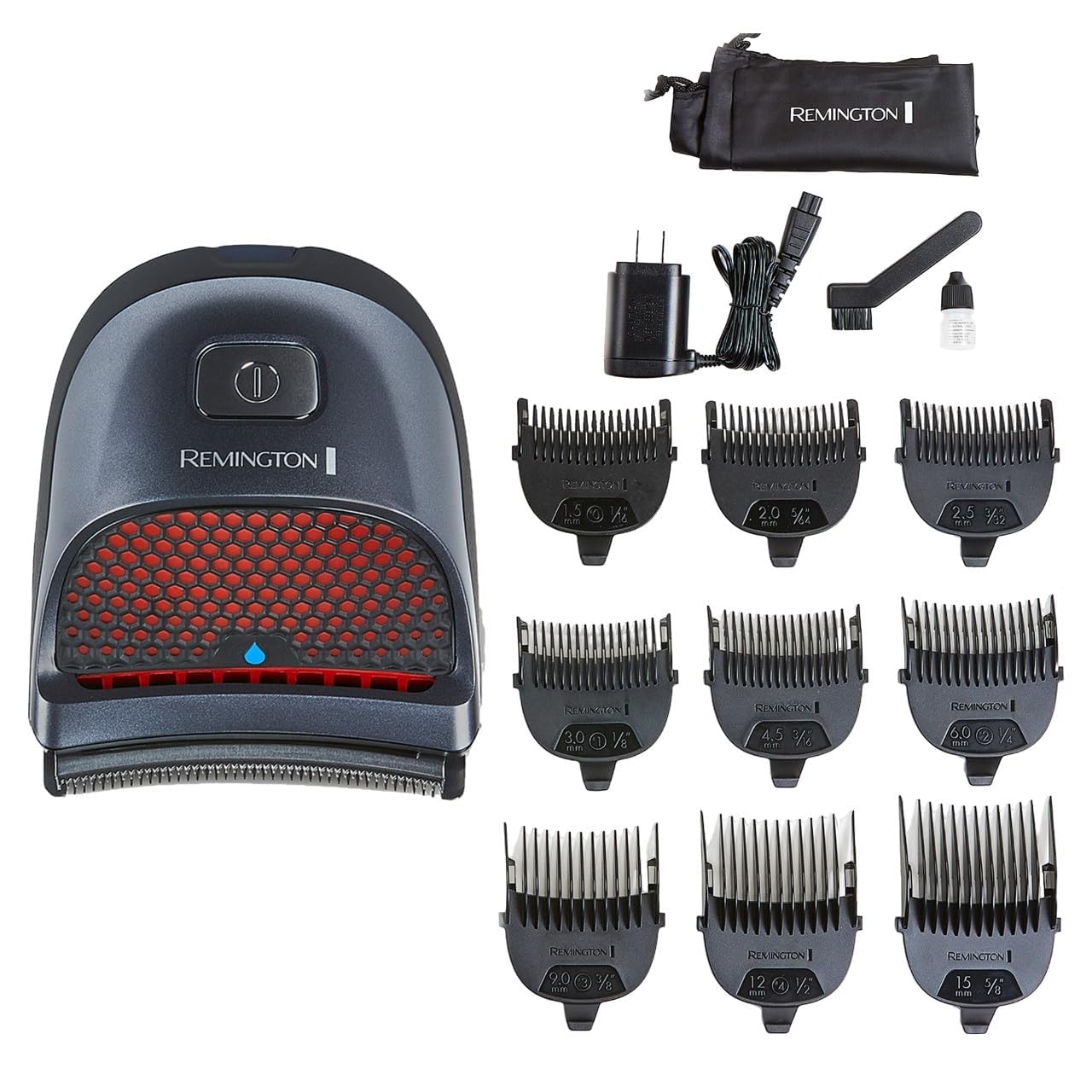 Photo 1 of Remington Shortcut Pro Self-Haircut Trimmer Kit, Waterproof Cordless Electric Razor for Head, Beard, and Body, Curved Blades and 9 Trimmer Lengths, Head Shaver, 5-Minute Quick-Charge, 14-Piece Set