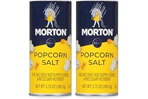 Morton Popcorn Salt, (3.75 oz), 2-Pack, Perfect for Popcorn & Seasoning