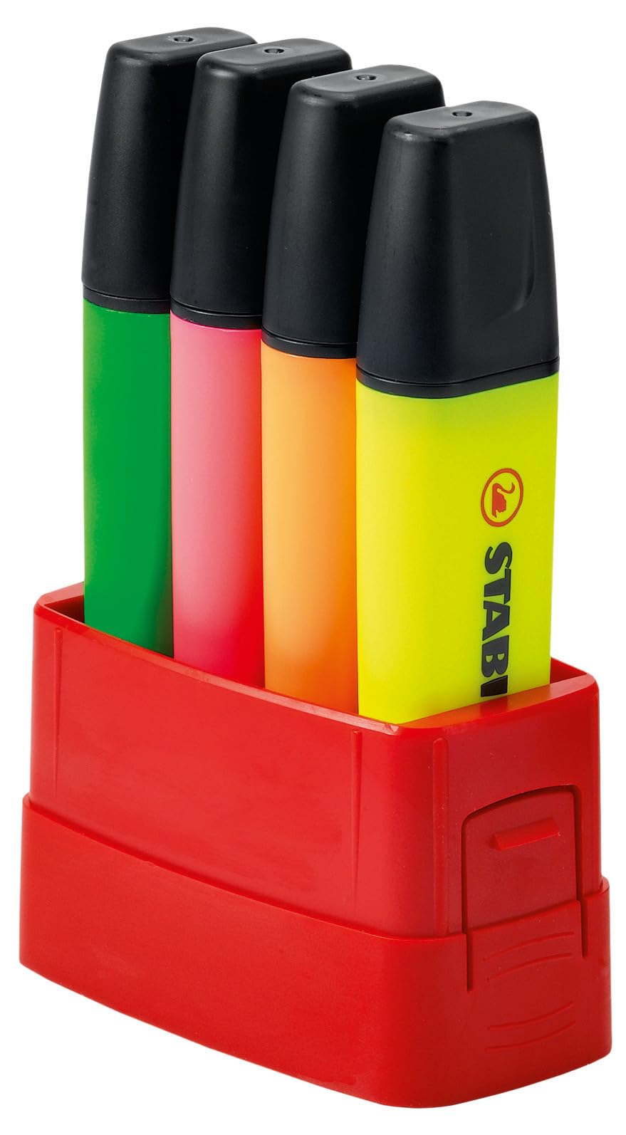 STABILO Highlighter BOSS ORIGINAL - BOSSparade - Desket of 4 - green, pink, orange, yellow