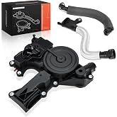 A-Premium PCV Valve Engine Crankcase Vent Valve Oil Separator Breather Hose | Fits Audi A3 A4 A5 Q5 TT &amp; Volkswagen Jetta Passat Tiguan Beetle GTI CC Eos, 1.8L 2.0L, Replace# 06H103495B