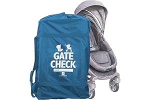 J.L. Childress Gate Check Bag for Single & Double Strollers - Stroller Bag for Airplane - Large Stroller Travel Bag for Airpl